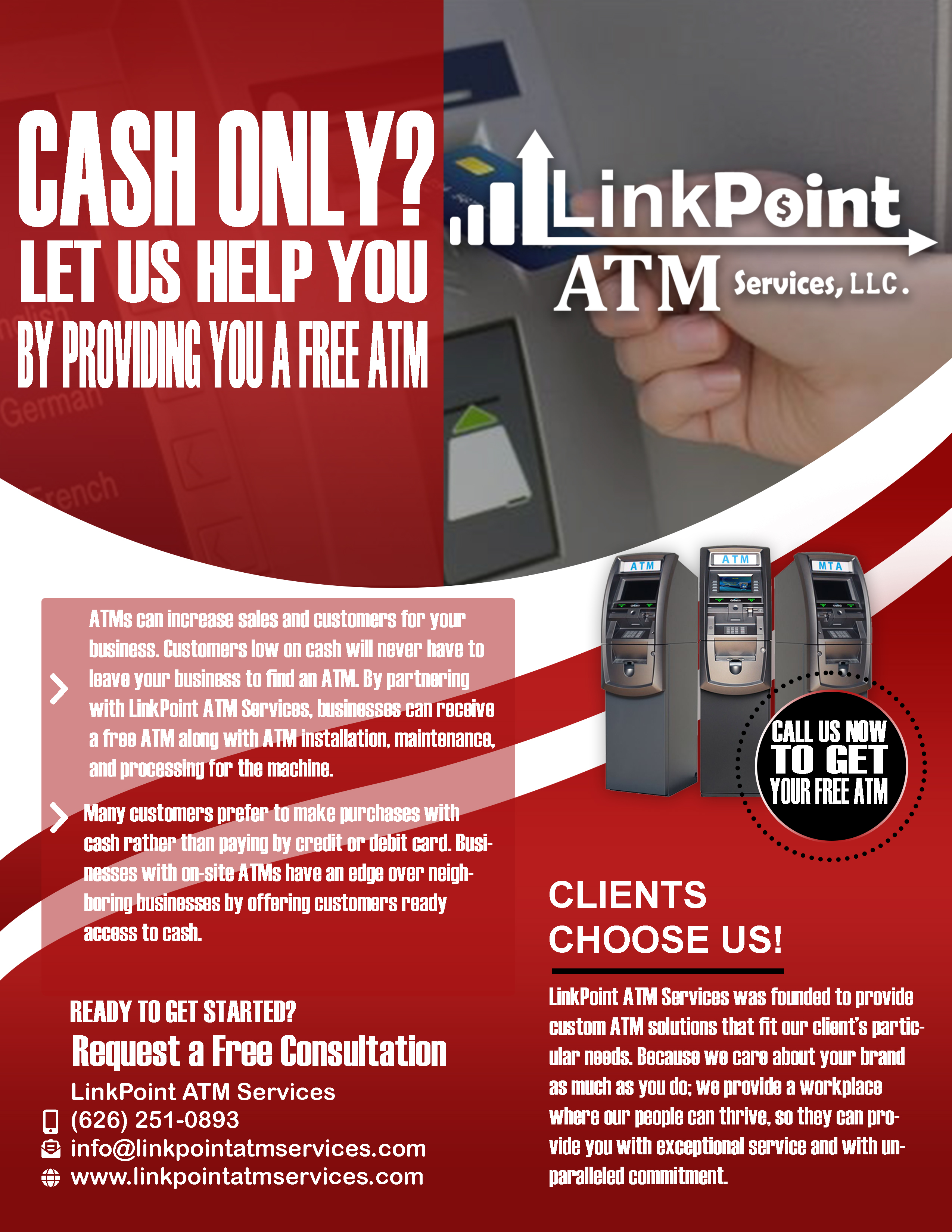 LinkPoint flyer red